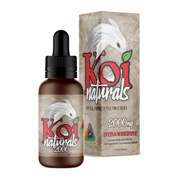 KOI NATURALS CBD STRAWBERRY TINCTURE