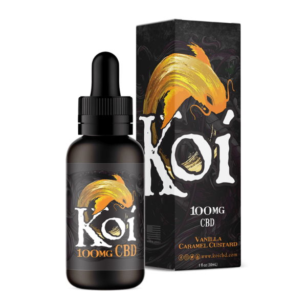 Koi CBD Vape Oil Vanilla Caramel Custard 30ml