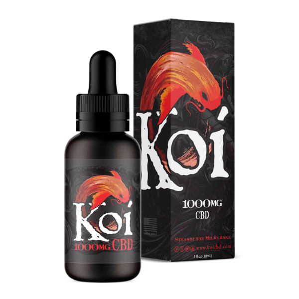 Koi CBD Vape Oil Classic Strawberry Milkshake 30ml