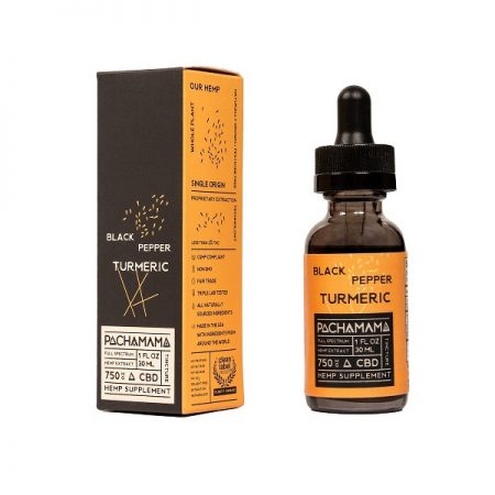 Pachamama Black Pepper Turmeric Cbd Tincture