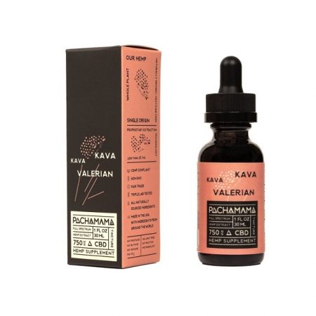 Pacahamama Kava Kava Valerian Cbd Tincture 750