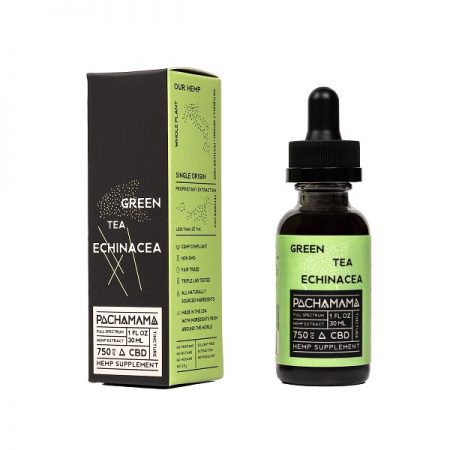 Pacahamama Green Tea Echinacea Cbd Tincture