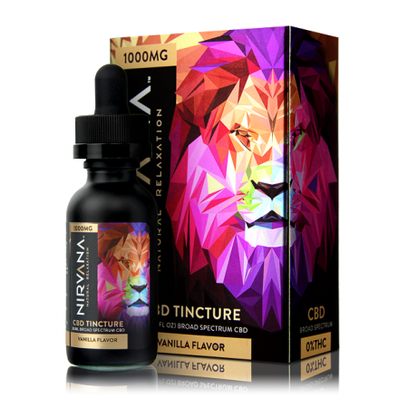 nirvana vanilla cbd tincture