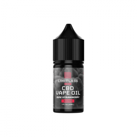 Limitless Cbd Vape Oil Ripe Strawberry Flavor 500 Mg