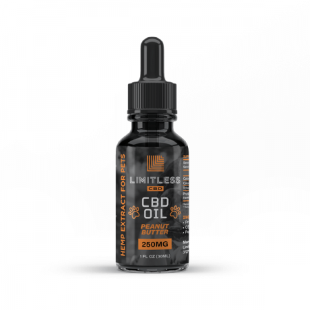 Limitless CBD Oil Peanut Butter Flavor 250-mg