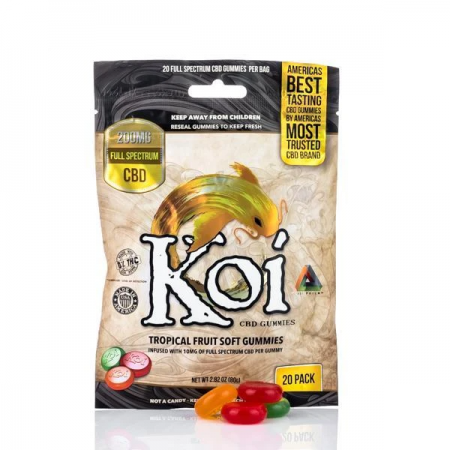 koi cbd tropical soft gummies 20pack