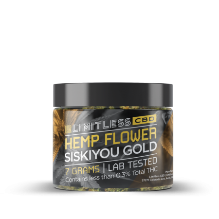 Limitless CBD Siskiyou Gold Hemp Flower 7 Grams