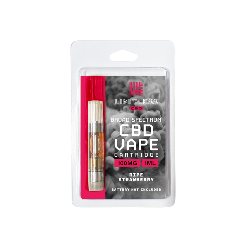 Limitless Cbd Vape Cartridge Ripe Strawberry